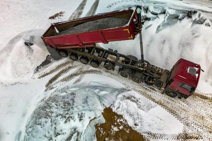 Gravel transport Estrie